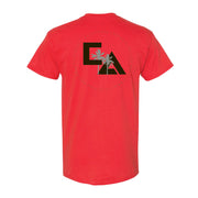 Extrax California Trees T-Shirt Red Back