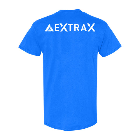 Extrax Hydro Collection T-Shirt Royal  Blue Back