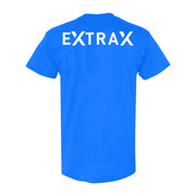 Extrax Official Logo T-Shirt Royal Blue Back
